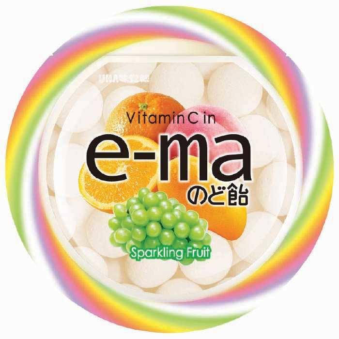 UHA E-MA盒裝糖(什果味)33克