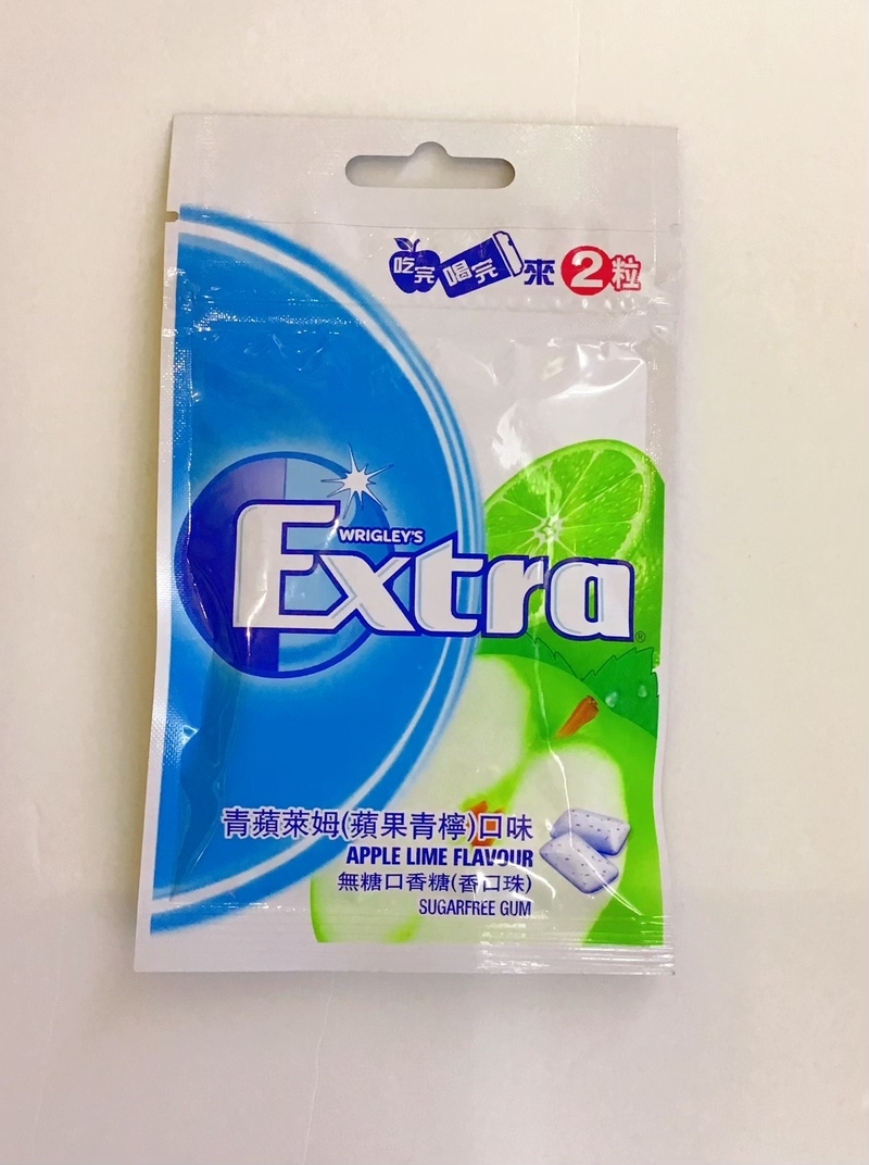 Extra 無糖萍果青檸香口珠28G