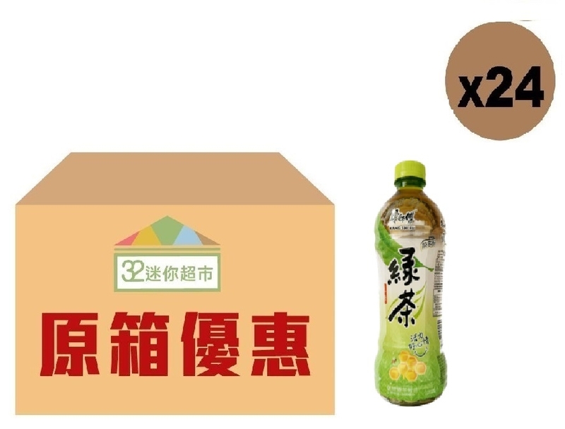 康師傅 - 綠茶 500ml x 24
